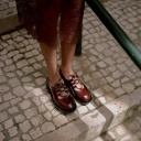 Ruby Flats, glossy bordo